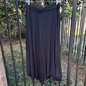 Black Swingy Skirt by Comfy, sz XL